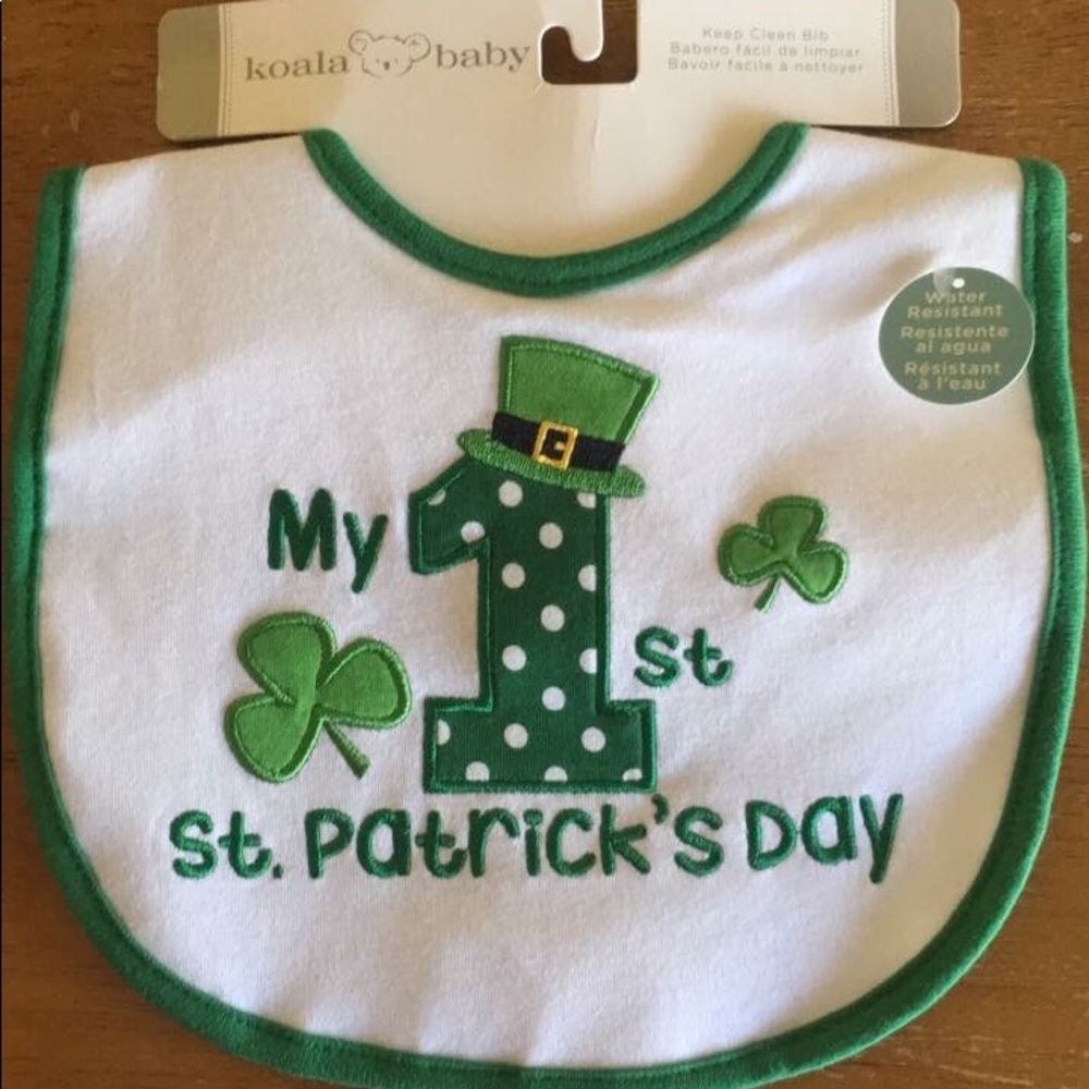 St Patrick's day bib